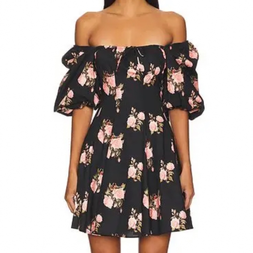 Selkie Night Rose Mini Day Dress MED NWOT - Picture 2 of 9